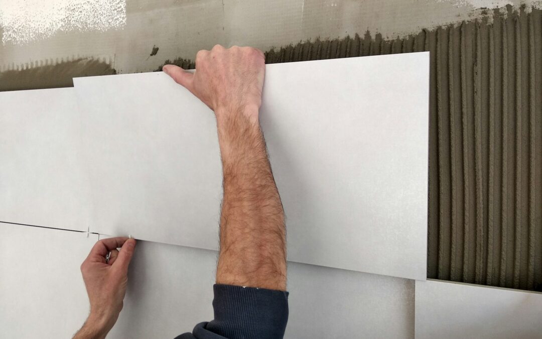 bathroom tile installation